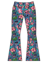 Load image into Gallery viewer, Athletic Prints Magical Mouse Ears Ladies Flared Leggings