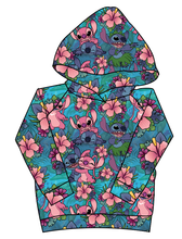 Load image into Gallery viewer, Floral Alien Classic Hoodie (or Crewneck)