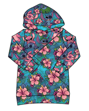 Load image into Gallery viewer, Floral Alien Classic Hoodie (or Crewneck)