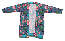 Load image into Gallery viewer, Floral Alien Kids Grandpa Cardigan