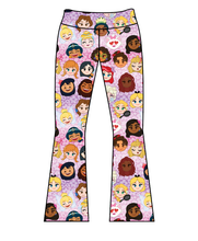 Load image into Gallery viewer, Athletic Prints Magical Mouse Ears Kids Flared Leggings