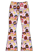 Load image into Gallery viewer, Athletic Prints Magical Mouse Ears Ladies Flared Leggings