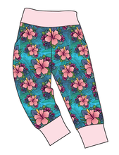 Load image into Gallery viewer, Hawaiian Floral Basic Joggers And Jogger Shorts