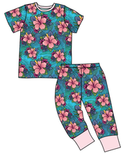 Load image into Gallery viewer, Hawaiian Floral Basic Loungewear Set
