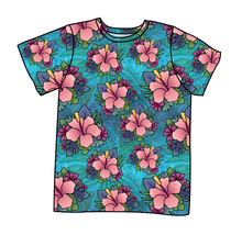 Load image into Gallery viewer, Hawaiian Floral Basic Tee and Tank