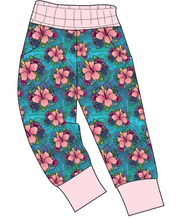 Load image into Gallery viewer, Hawaiian Floral Ladies&#39; Joggers and Jogger Shorts
