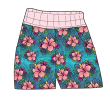 Load image into Gallery viewer, Hawaiian Floral Ladies&#39; Joggers and Jogger Shorts