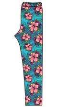 Load image into Gallery viewer, Hawaiian Floral Ladies&#39; Lounge Leggings