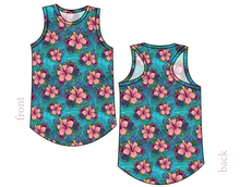 Load image into Gallery viewer, Hawaiian Floral Ladies&#39; Summer Tank