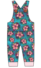Load image into Gallery viewer, Hawaiian Floral Overalls and Shortalls