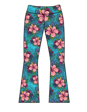 Load image into Gallery viewer, Athletic Prints Magical Mouse Ears Kids Flared Leggings