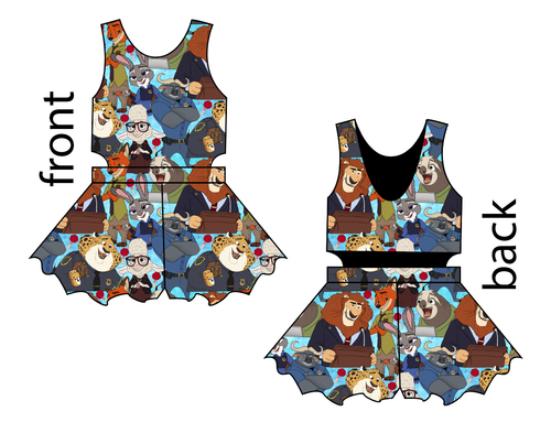Mammal Metropolis Kids Playsuit