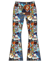 Load image into Gallery viewer, Athletic Prints Magical Mouse Ears Ladies Flared Leggings