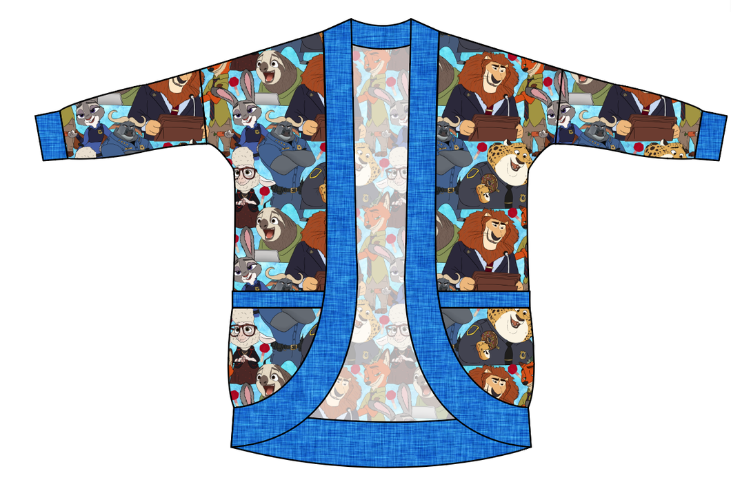 Mammal Metropolis Kids Cocoon Cardigan