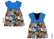 Load image into Gallery viewer, Mammal Metropolis Low Back Dress