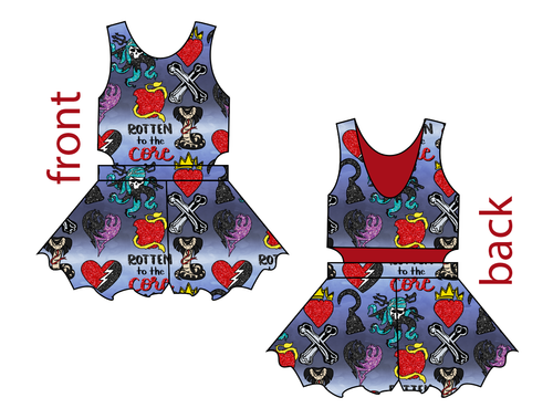 Rotten Symbols Kids Playsuit