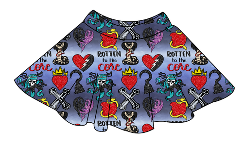 Rotten Symbols Ladies' Circle Skirt