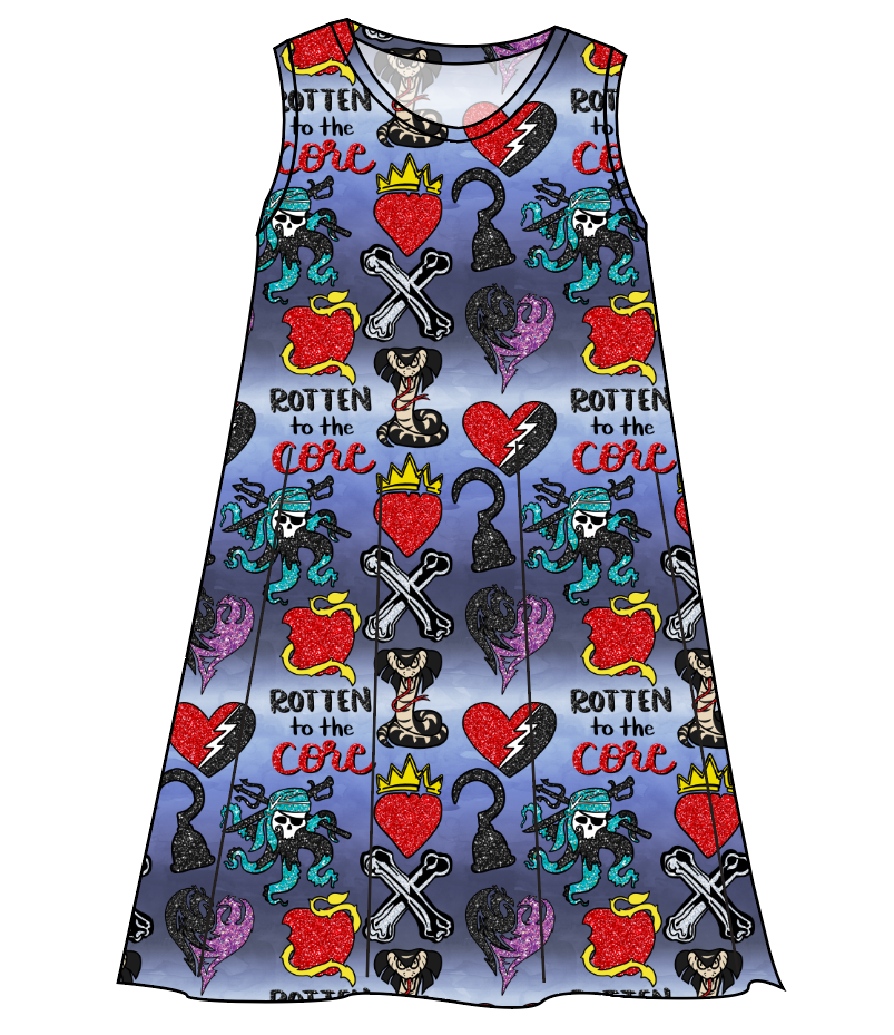 Rotten Symbols Ladies' Swing Dress
