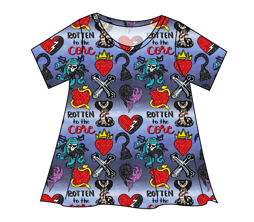 Rotten Symbols Ladies' Swing Tee