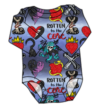 Load image into Gallery viewer, Rotten Symbols Lap Neck Bodysuit