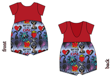 Load image into Gallery viewer, Rotten Symbols Low Back Romper and Bubble Romper