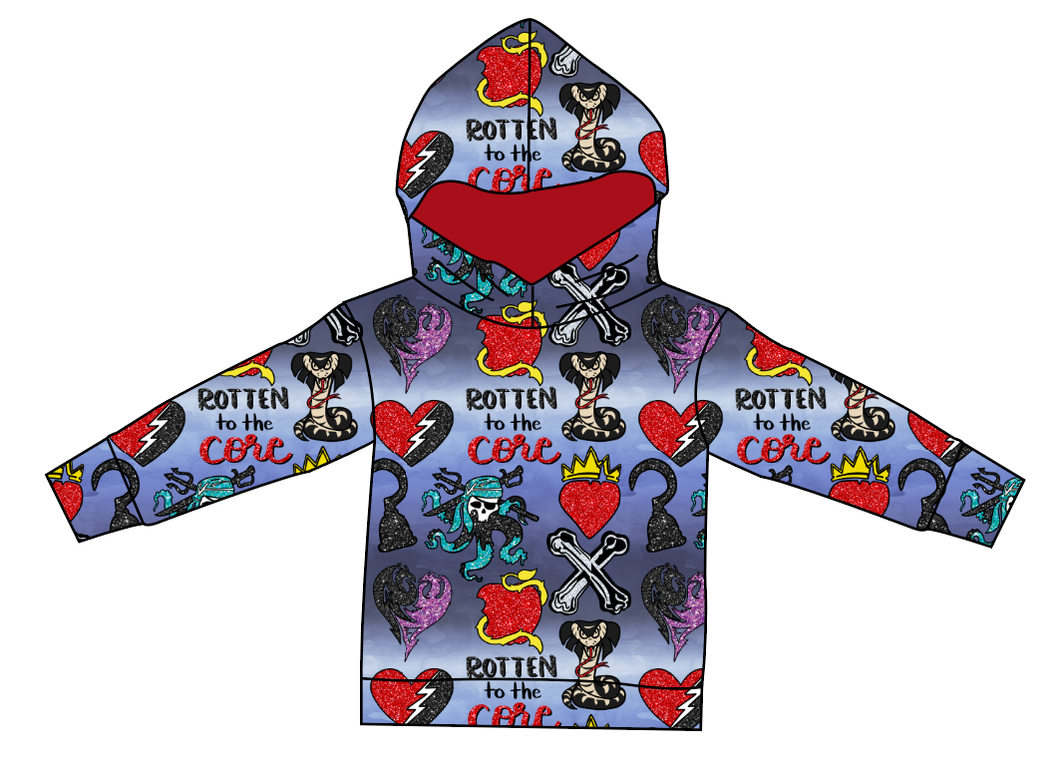 Rotten Symbols Oversized Hoodie