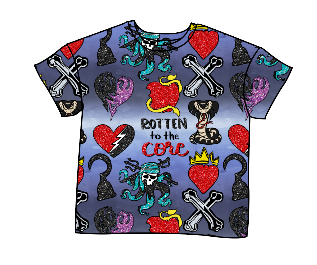 Rotten Symbols Oversized Tee