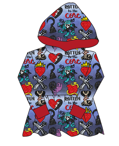 Rotten Symbols Peplum Hoodie (or Crewneck)