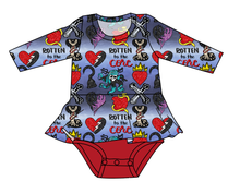 Load image into Gallery viewer, Rotten Symbols Peplum Top