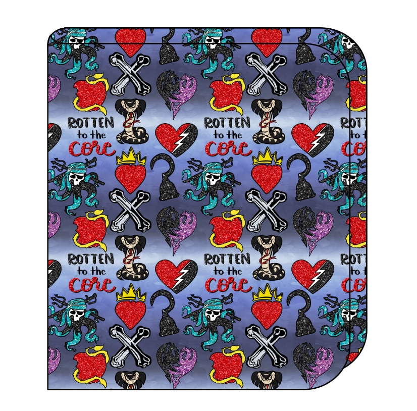 Rotten Symbols Swaddle Blanket