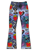 Load image into Gallery viewer, Athletic Prints Magical Mouse Ears Kids Flared Leggings