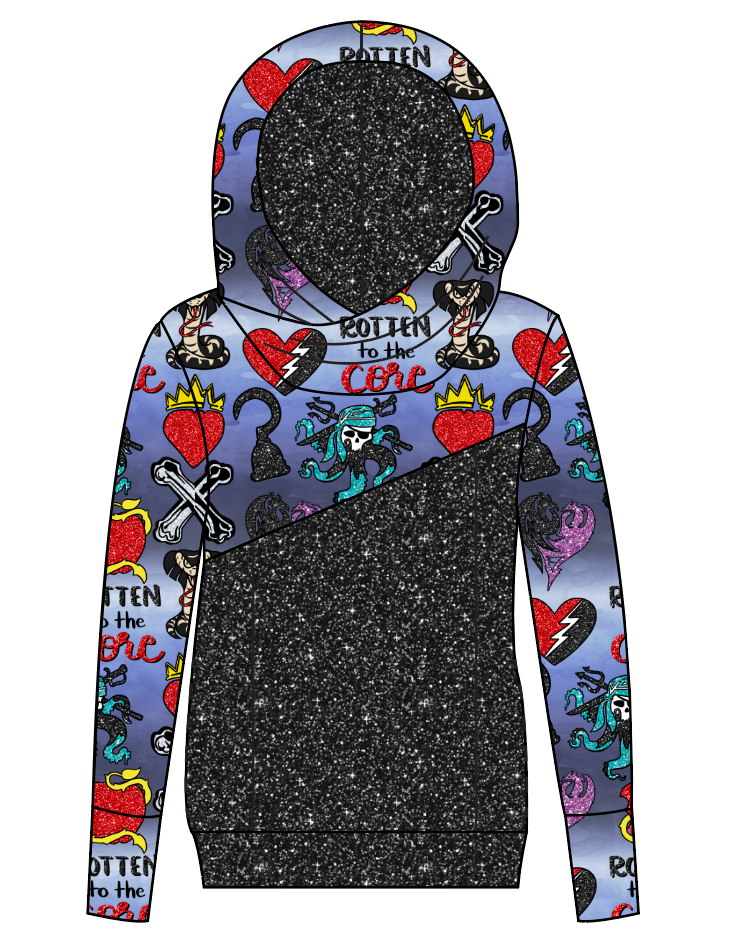 Rotten Symbols Ladies Hoodie