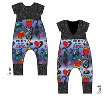 Load image into Gallery viewer, Rotten Symbols Low Back Romper and Bubble Romper