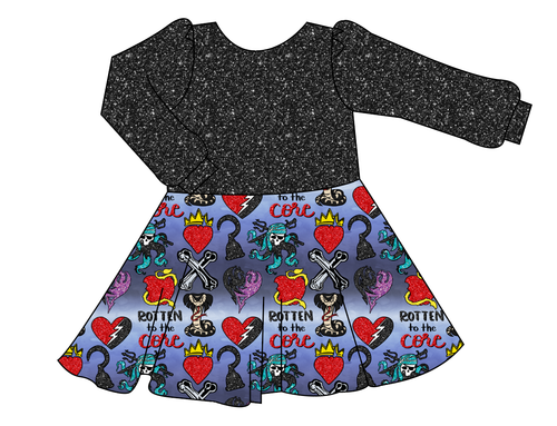 Rotten Symbols Prairie Dress