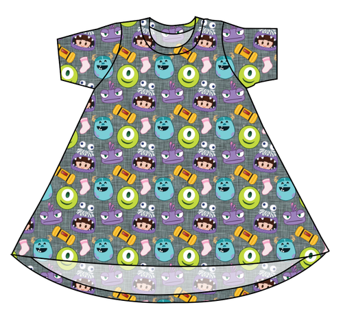 Scare Squad Basic T-Shirt Dress