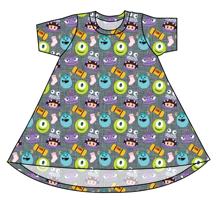 Scare Squad Basic T-Shirt Dress
