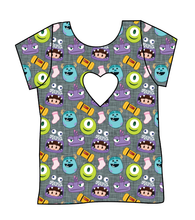 Load image into Gallery viewer, Scare Squad Cambria Heart Back Tee