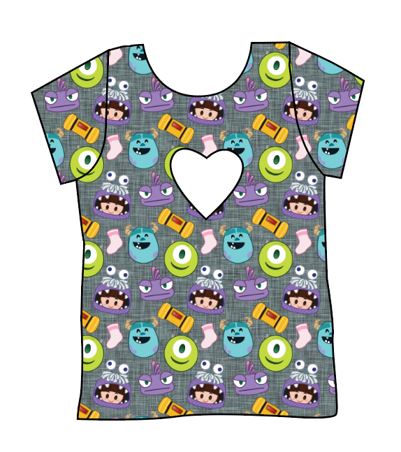 Scare Squad Cambria Heart Back Tee