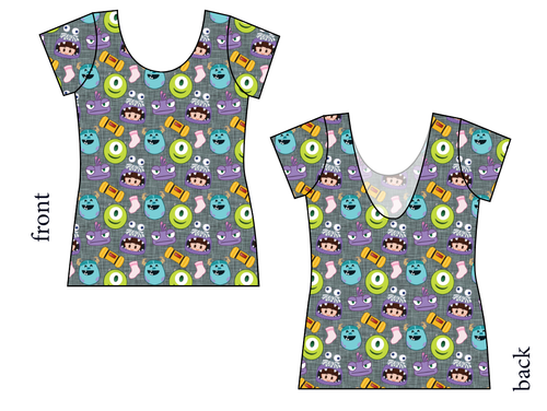 Scare Squad Ladies' Low Back Ballerina Tee