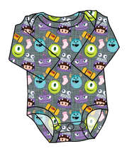 Load image into Gallery viewer, Scare Squad Lap Neck Bodysuit