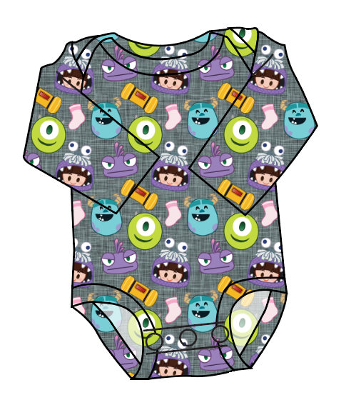 Scare Squad Lap Neck Bodysuit