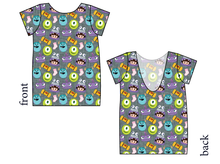 Load image into Gallery viewer, Scare Squad Low Back Ballerina Tee