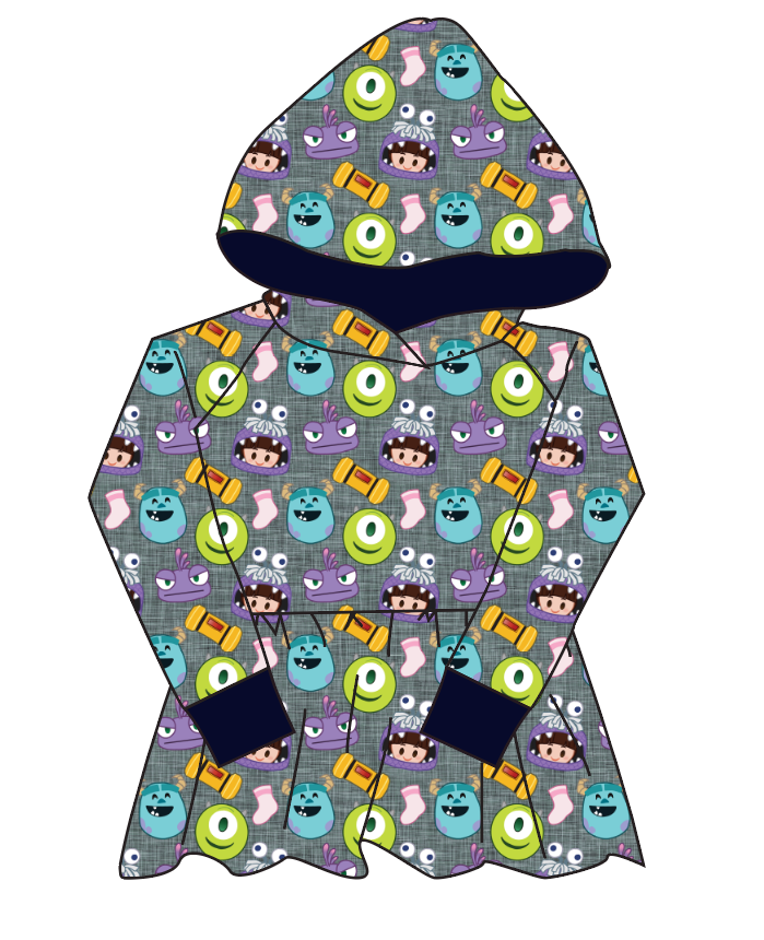 Scare Squad Peplum Hoodie (or Crewneck)