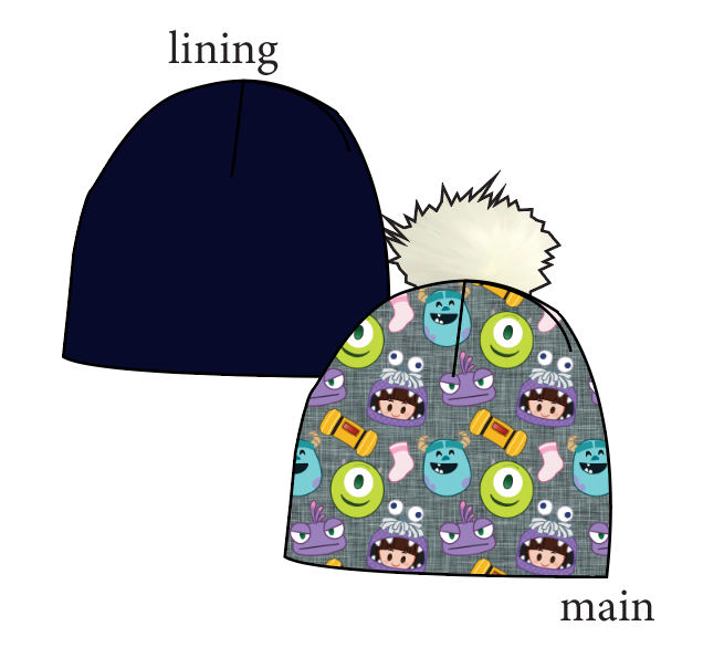 Scare Squad Slouchy Beanie (Reversible!)