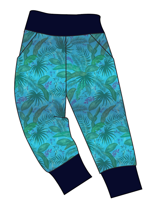 Surf Foliage Basic Joggers And Jogger Shorts