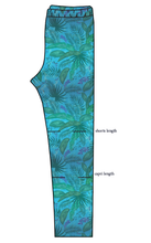 Load image into Gallery viewer, Surf Foliage Basic Leggings