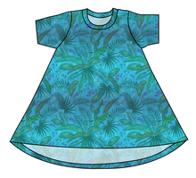 Load image into Gallery viewer, Surf Foliage Basic T-Shirt Dress