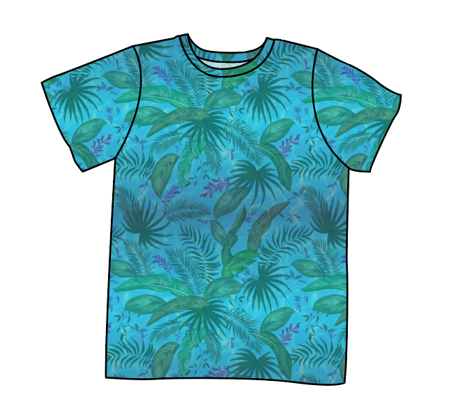 Surf Foliage Basic Tee and Tank