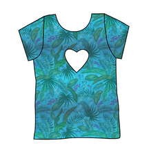 Load image into Gallery viewer, Surf Foliage Cambria Heart Back Tee