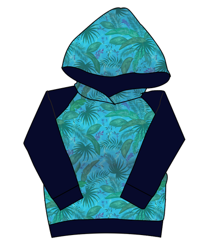 Surf Foliage Classic Hoodie (or Crewneck)